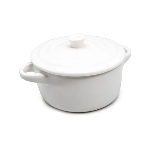 COCOTTE SNACKS NERTHUS FIH 375 PORCELANA CON TAPA